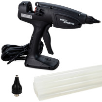 GG-210 Industrial 200W Hot Glue Gun with 10 pcs Glue Sticks, Extra Strong Glue
